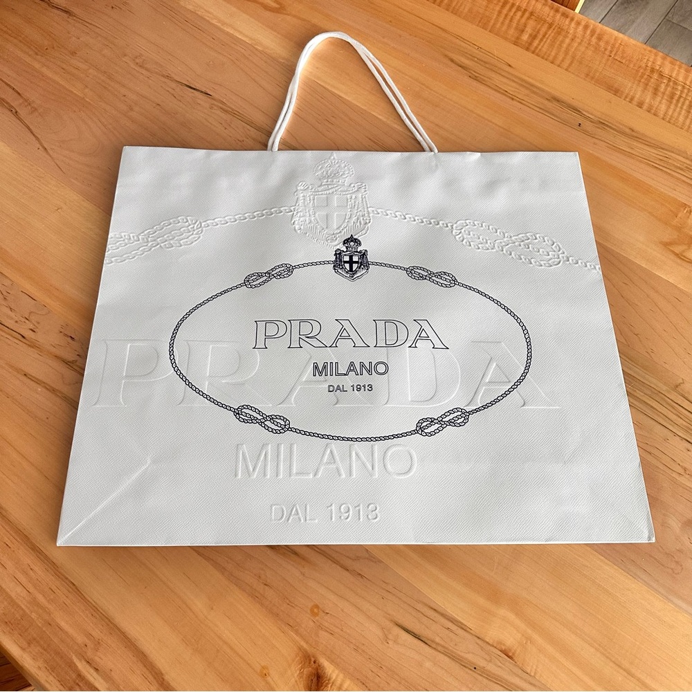 Prada XL gift bag